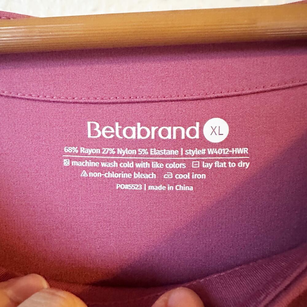 Betabrand Half-Day Shift Dress in Mauve Pink sz XL - Picture 4 of 7